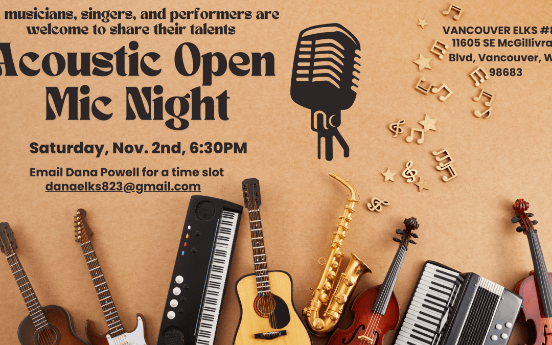Acoustic Open Mic Night