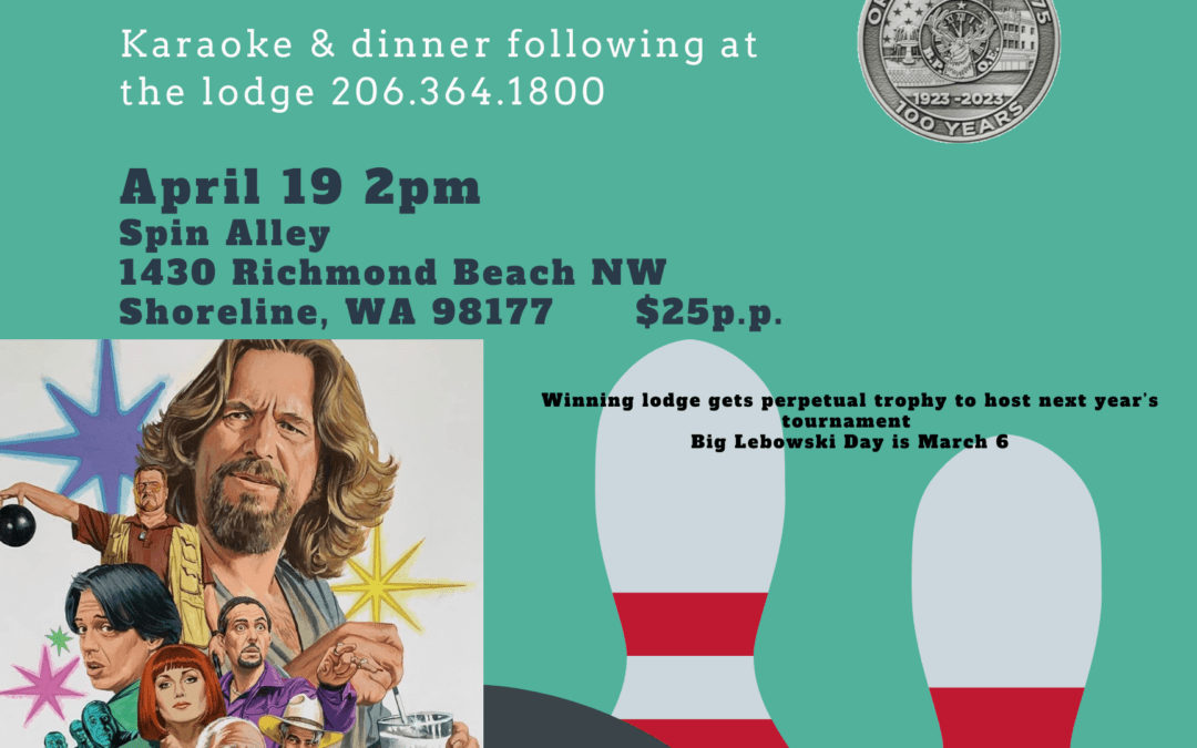Shoreline – 3rd Annual Big Lebowski Bowling Tournament