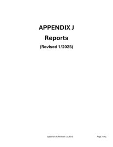 Appendix J – Reports | Washington State Elks Association