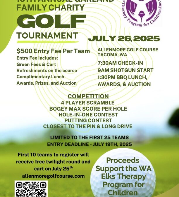 16th Annual Garland Family Golf Tournament