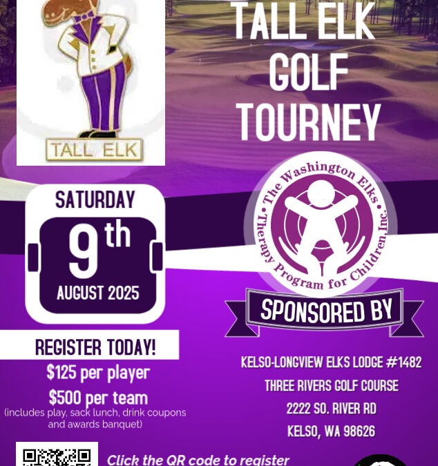 Kelso-Longview 3rd Annual Tall Elks Golf Tourney