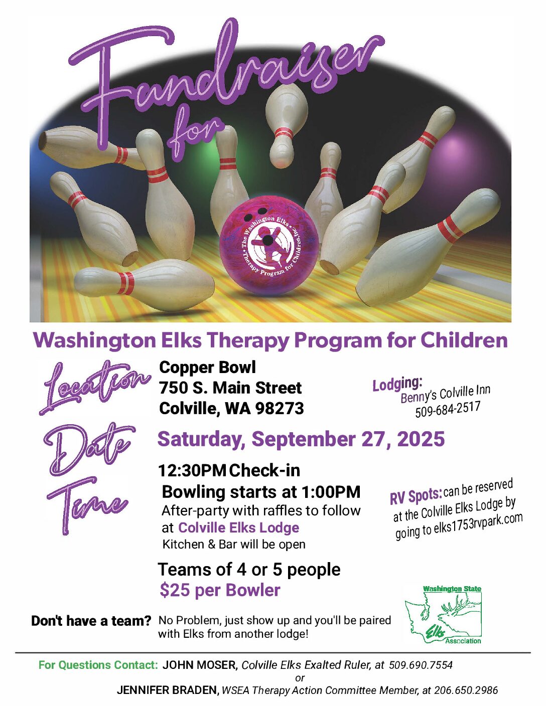 Colville – Bowling for the Kids!