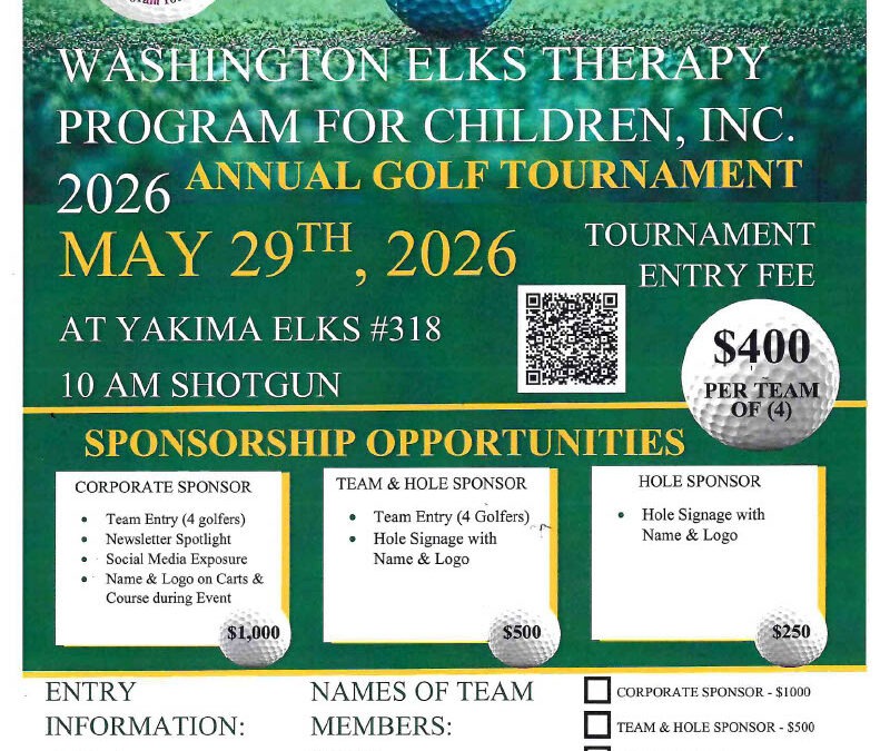 Yakima #318 – 3rd Annual Therapy Program for Children Golf Tournament