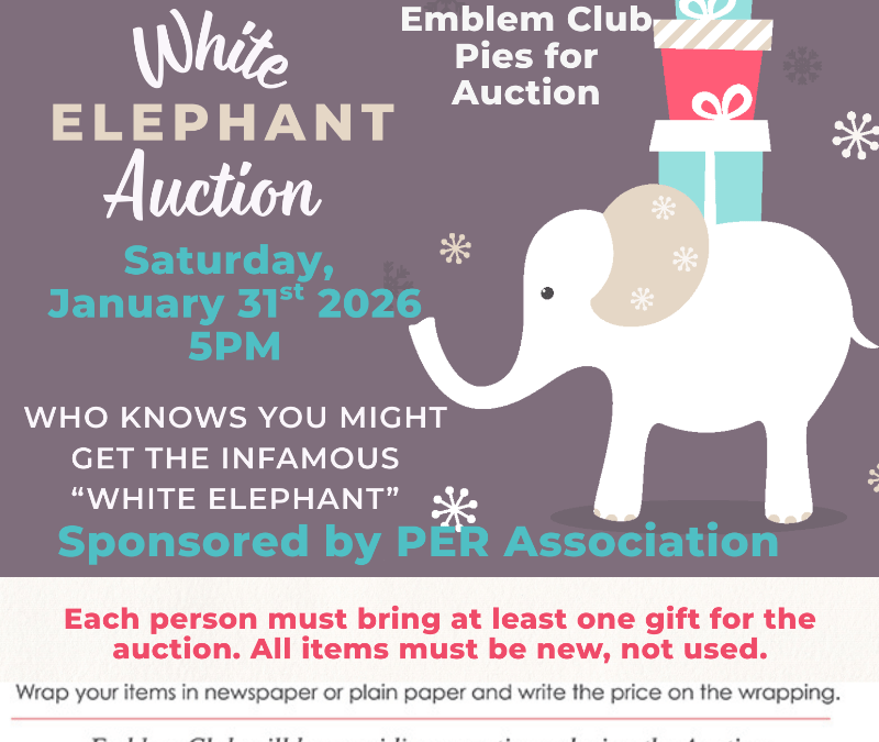 Vancouver – PER White Elephant Auction