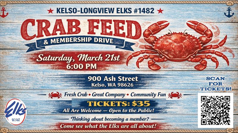 Kelso-Longview Crab Feed Membership Drive