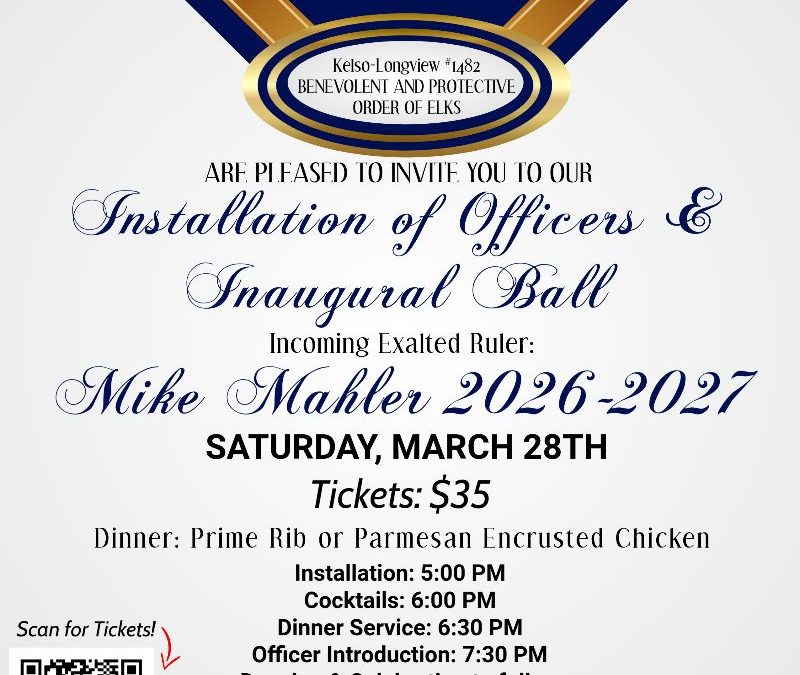 Kelso-Longview Inaugural Ball/ Officer Installation