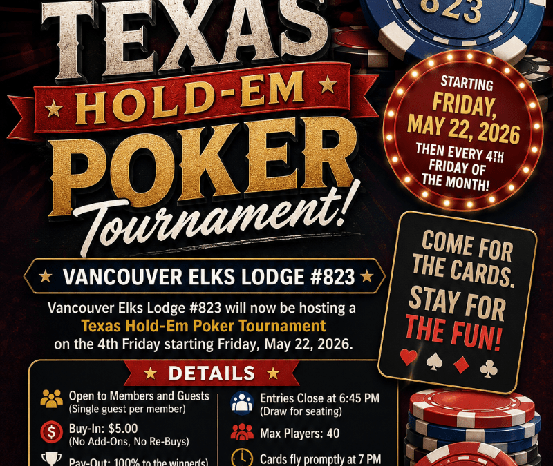 Vancouver – Texas Hold-Em Poker Tournament
