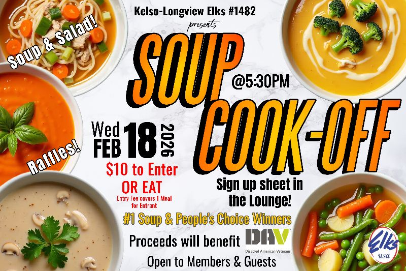 Kelso-Longview – Soup Cook-OFF!